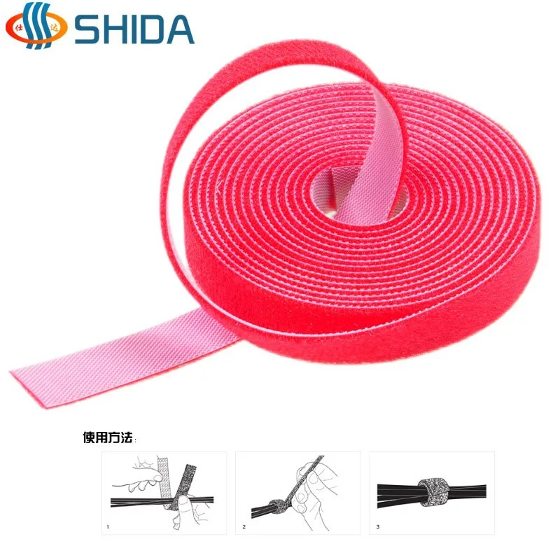 Двусторонняя самоклеящаяся крепежная лента 2 см х 10 м|adhesive fastener tape|fastener tapecable tie hook