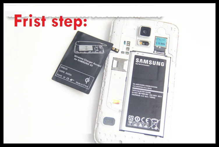 Android QI Беспроводное зарядное устройство адаптер приемник Pad для Samsung Galaxy Note 2 3 4 S3 S4