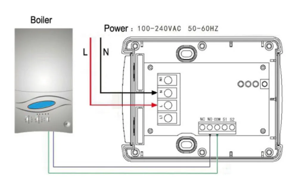 WI-FI Беспроводной Программируемый термостат для Электрических/Вода/Котел