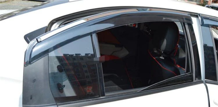 Пластиковые оконные козырьки для HONDA City защита от солнца и дождя автомобильные