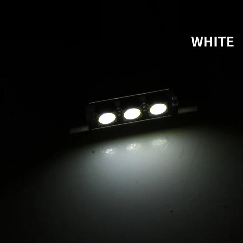 10 шт. 36 мм 39 41 SMD 5050 светодиодный Белый купол Festoon автомобильный светильник CANBUS без