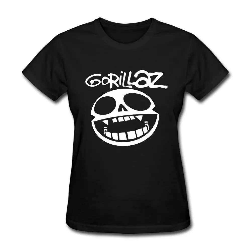 Женские футболки с 3d принтом SAMCUSTOM Gorillaz забавные повседневные женские Топы Harajuku