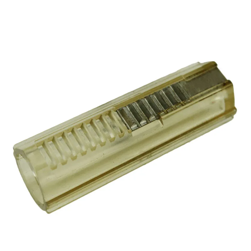 Усиленный пластиковый корпус 7 стальных зубьев прозрачный поршень для коробки