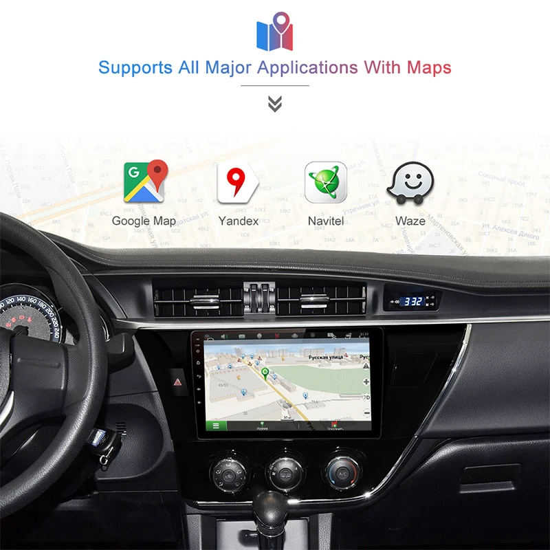 Junsun 2 Din мультимедийный видео плеер Android 8,1 gps навигация радио wifi OBD2 для Toyota Corolla E180 без DVD слот