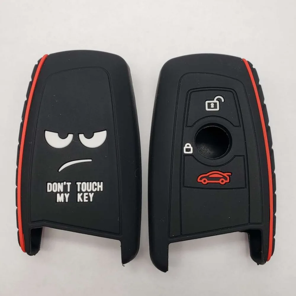 Защитный силиконовый чехол для ключа Don't Touch My Key BMW 1 3 4 5 6 7 серии X3 F25 F26 с