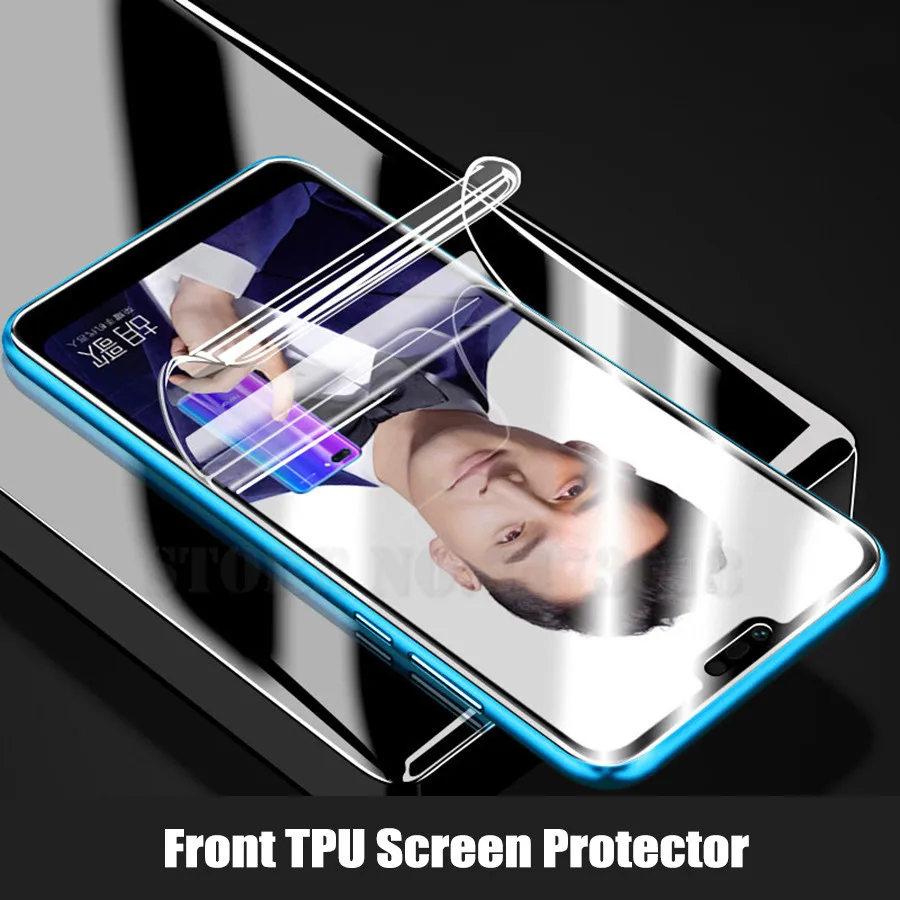 Передняя+ задняя 3D Защитная пленка для экрана из ТПУ для huawei Honor 10 P20 P30 Lite Pro Nova 3 3i P Smart Plus Гидрогелевая пленка