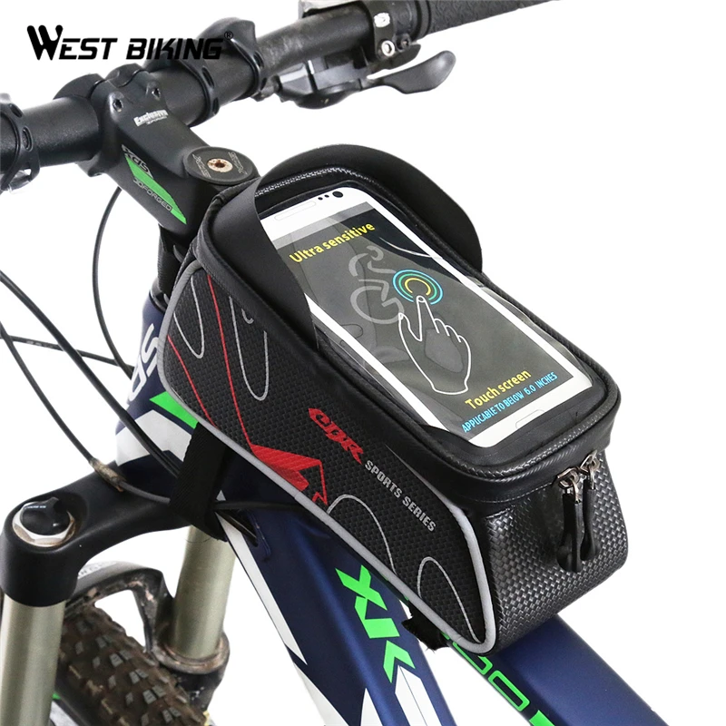 WEST BIKING Водонепроницаемая велосипедная сумка для горного велосипеда передняя