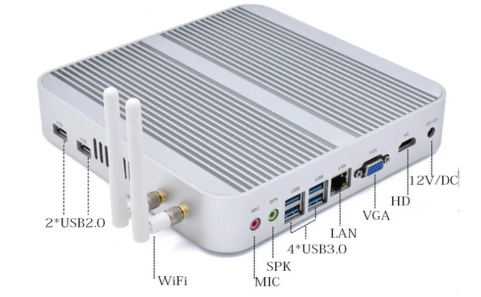 Intel core i5 8250u ddr4 ram 16G minipc nuc i7 windows10 wifi с bluetooth 2 7 ghz graphics620 usb 3 0 faless мини ПК 8250U|Мини ПК| |