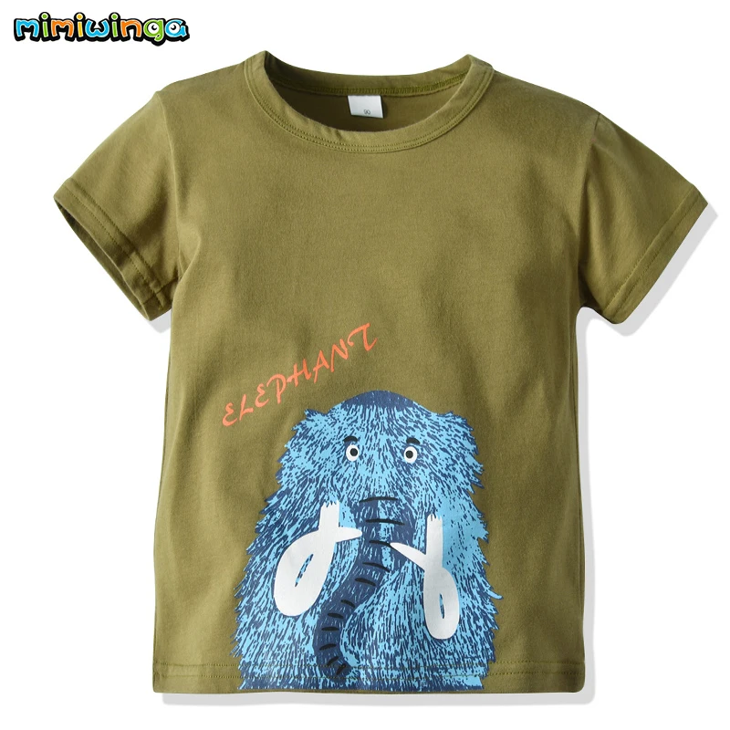 Mimiwinga 2019 Summer Children Boys Clothes Set Cartoon Print T Shirt + Shorts Kids Suit Comfortable Baby |