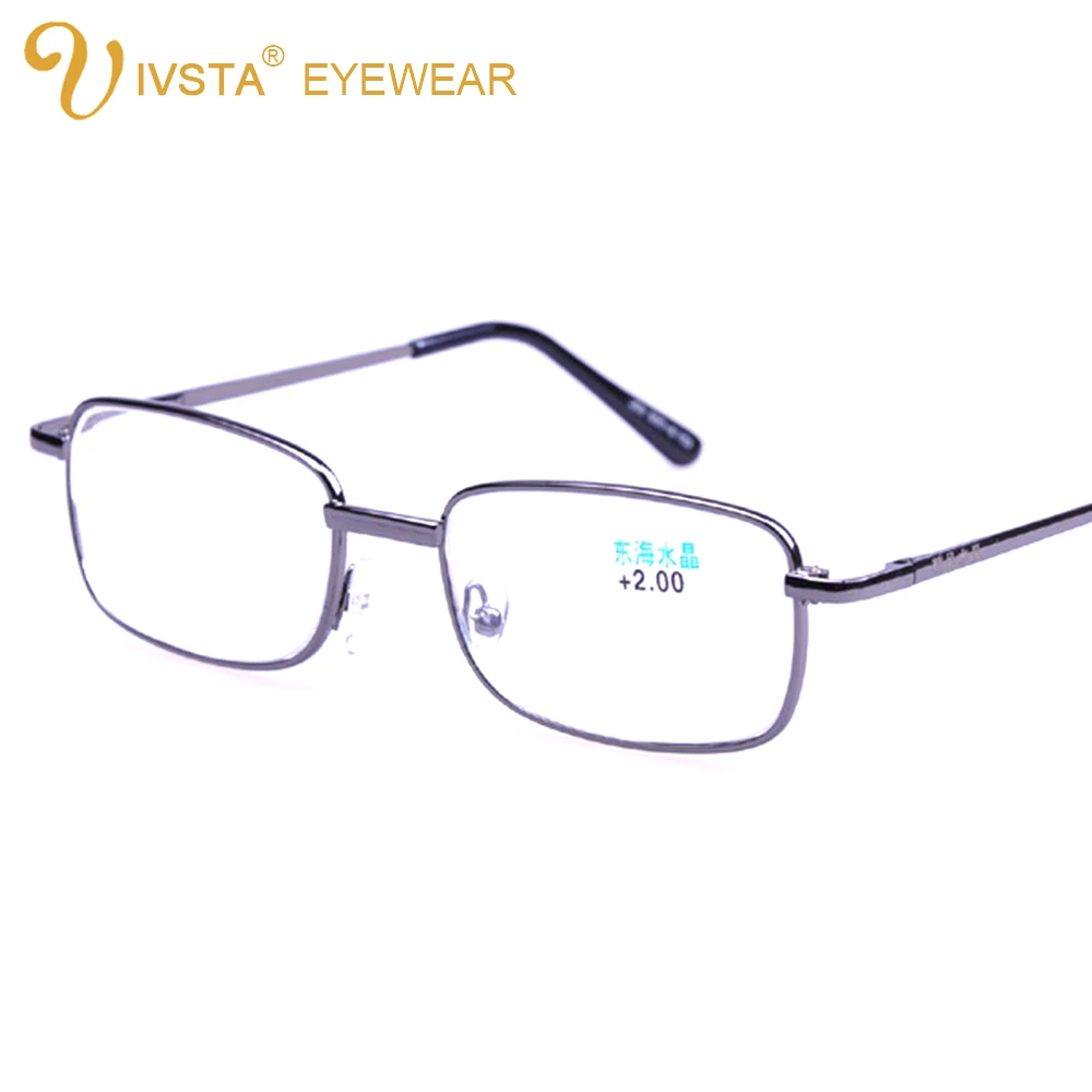 IVSTA металлическая оправа очки для чтения женские взрослых и родителей мужские