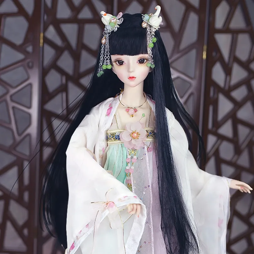 Fortune day 1/3 bjd кукла 62 см шарнир тело кукла белая кожа черные волосы с одеждой обувь головной убор, AI YoSD MSD SD набор игрушек