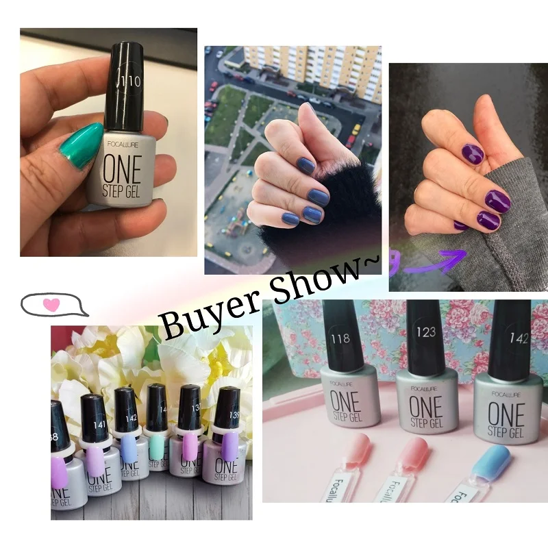 FOCALLURE Гель лак для ногтей 3 в 1 УФ гель маникюра отмачиваемый лак|one step gel|gel in 1art gel |