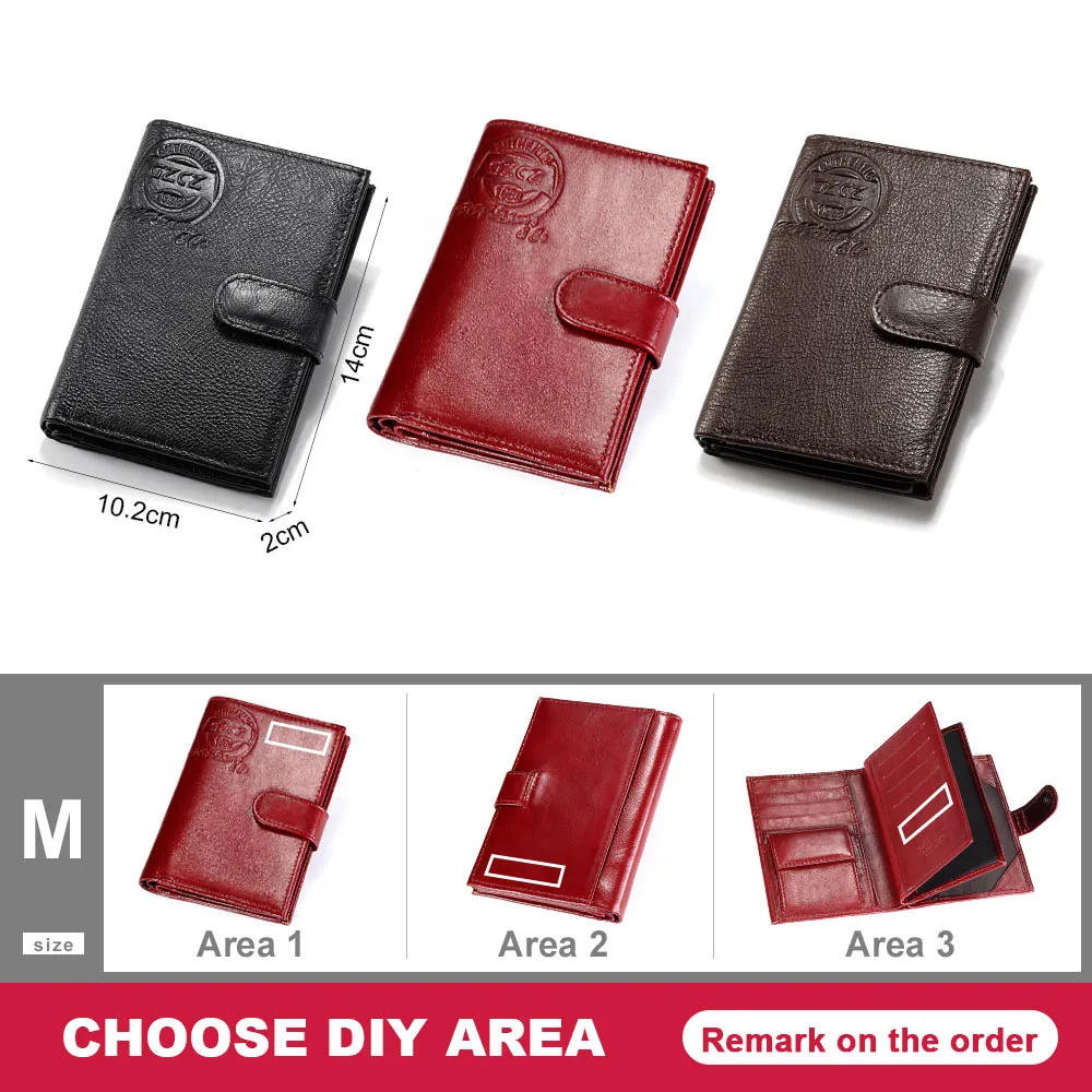 Кошелек GZCZ мужской из 100% натуральной кожи|wallet men|women pursewallet wallet |