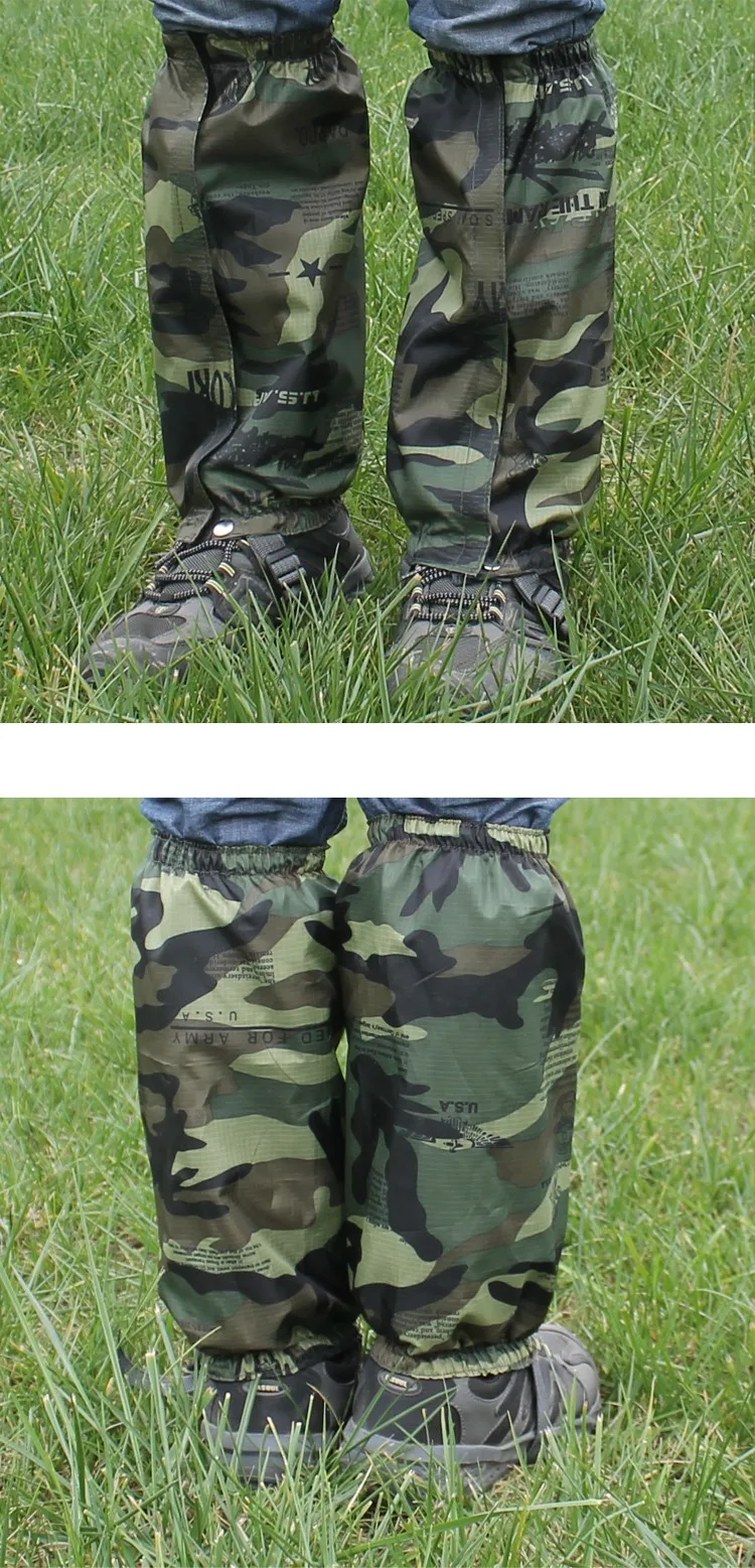 1 пара водостойкие дышащие армейские военные gaiter camp hike снег trek walk climb Уличная обувь загрузки puttee leg snowshoe