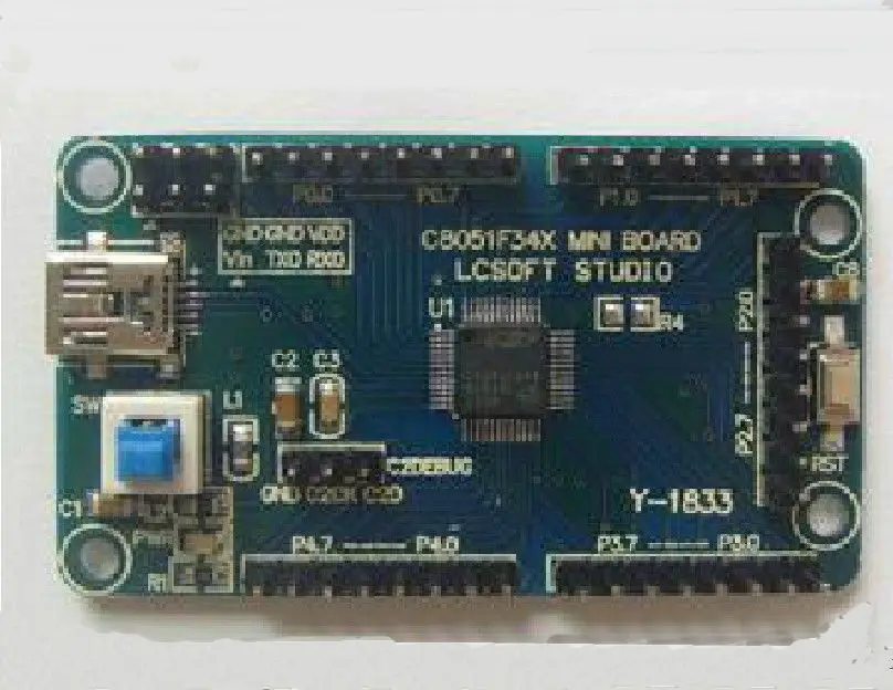 Development Board Designed for C51 C8051F340 with K9F5608 32MB Flash Chip | Replacement Parts