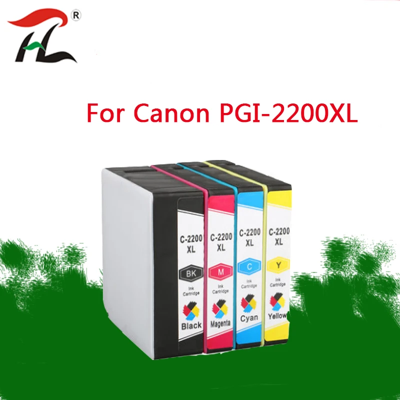

1set Compatible ink cartridge 2200XL PGI2200 XL PGI-2200XL PGI2200 For Canon MAXIFY iB4020 MAXIFY MB5020 MAXIFY MB5320 printer