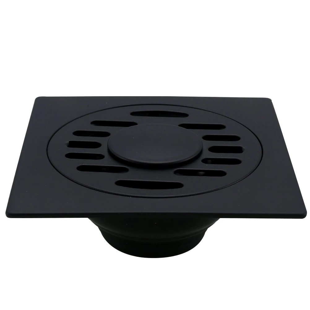 Черная дренажная Крышка для ванной комнаты прочная Сливная крышка душа с крышкой