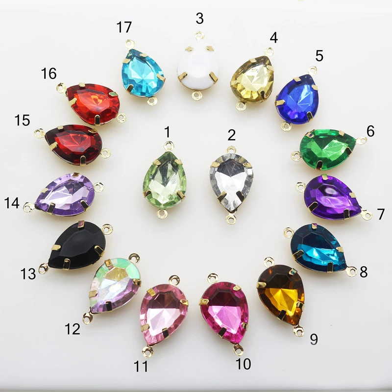 New 10pcs/lot13*18MM Acrylic Metal Button Clothing Craft Decoration DIY Wedding buckle Promotional Price | Дом и сад