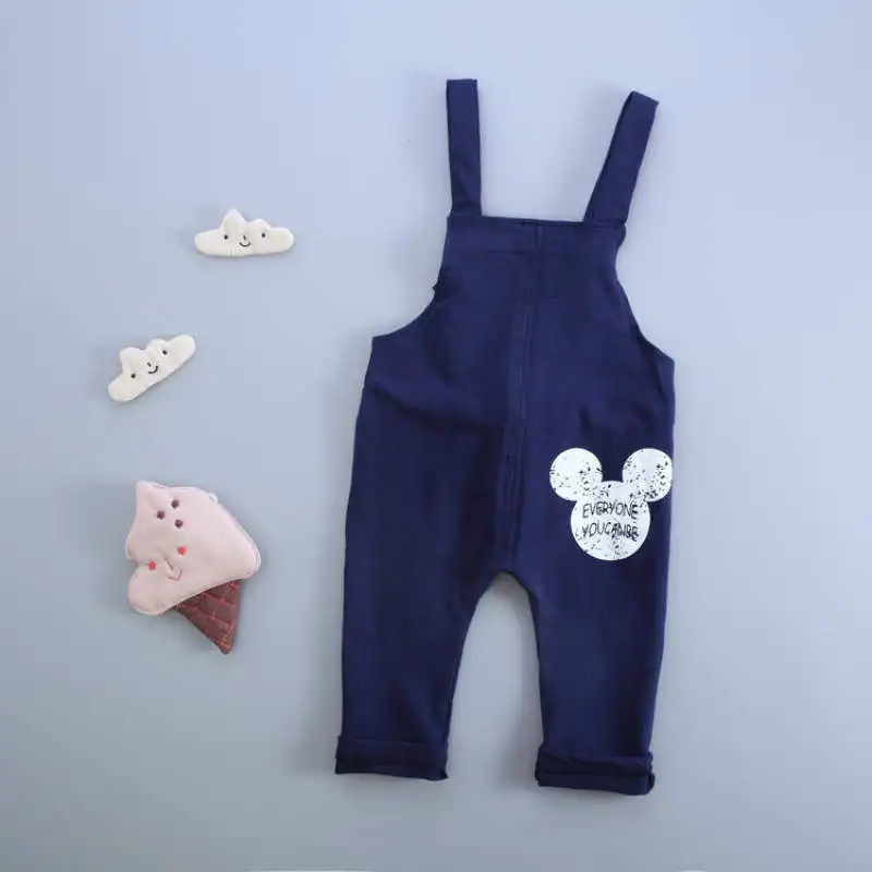 Осенние штаны для малышей Комбинезоны маленьких мальчиков и девочек Детский