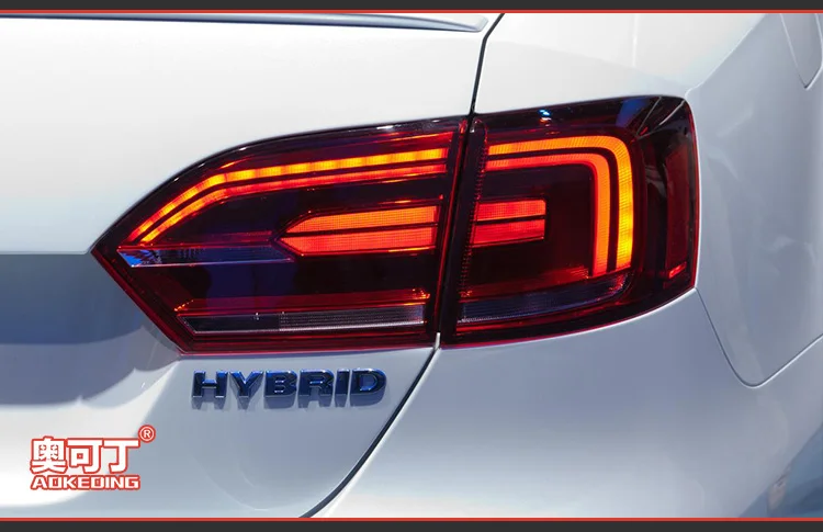 AKD Тюнинг автомобилей задние фонари для VW Jetta MK6 2012 Задние Фонари светодиодный DRL ходовые фары, противотуманные фары ангельские глаза задние парковочные огни