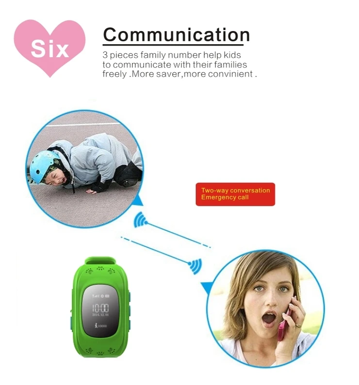 

Sos GSM GPS Children Kid Tracker Position Watch Sport Smart Phone Watch for Elder Children