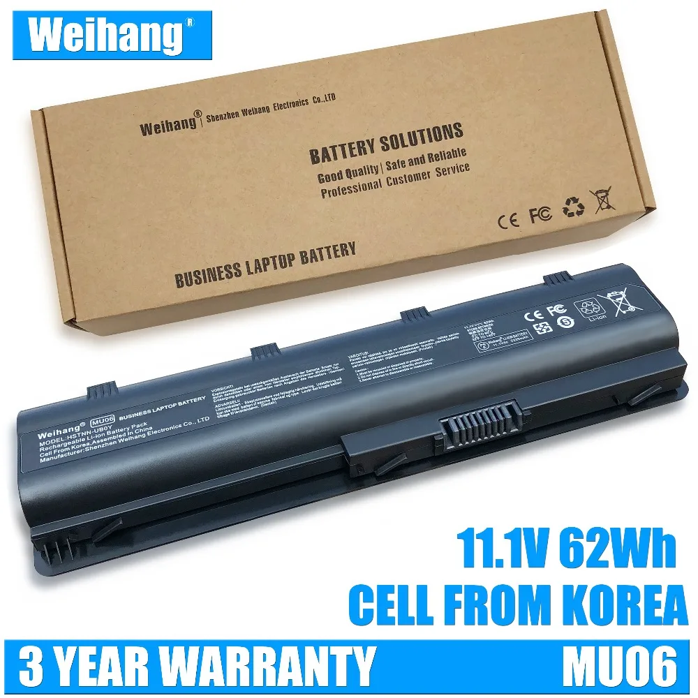 Аккумулятор Weihang Korea для HP Pavilion G4 G6 G7 G32 G42 G56 G62 G72 CQ32 CQ42 CQ43 CQ62 CQ56 CQ72 DM4 MU06 593553