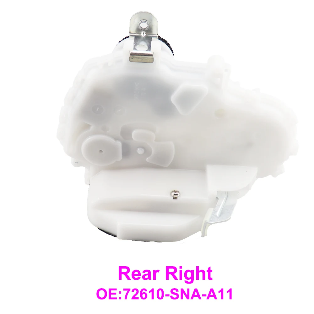 Rear Right Защелка замка двери привод для Honda Civic 1.3L 1.8L 2.0L 2006 07 08 09 10 11 передний задний левый и правый 72110-SNA-A14 72110SNAA14 - Цвет: Rear Right