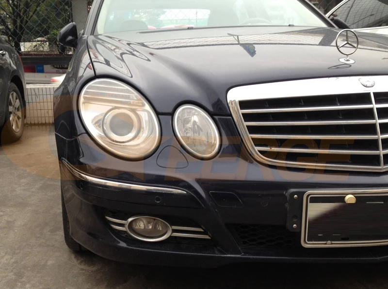 Для Mercedes Benz e class w211 E200 E220 E270 E280 E320 E420 CDI 2003-2009 Ультра яркое освещение COB комплект светодиодов «глаза ангела»