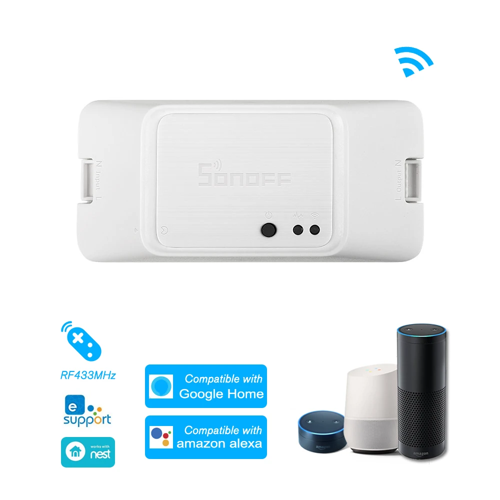 WIFI DIY умный радиочастотный переключатель Голосовое управление приложение