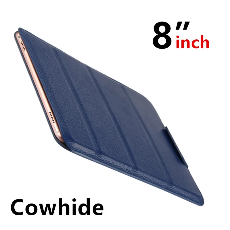 Чехол из воловьей кожи для Huawei MediaPad T3 Tablet Защитный смарт чехол натуральной 8 0 KOB L09