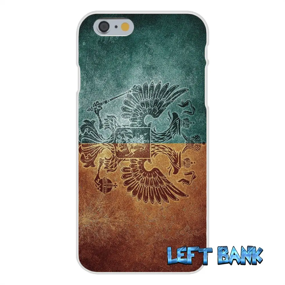 Мягкий силиконовый прозрачный чехол из ТПУ с изображением орла России флага для