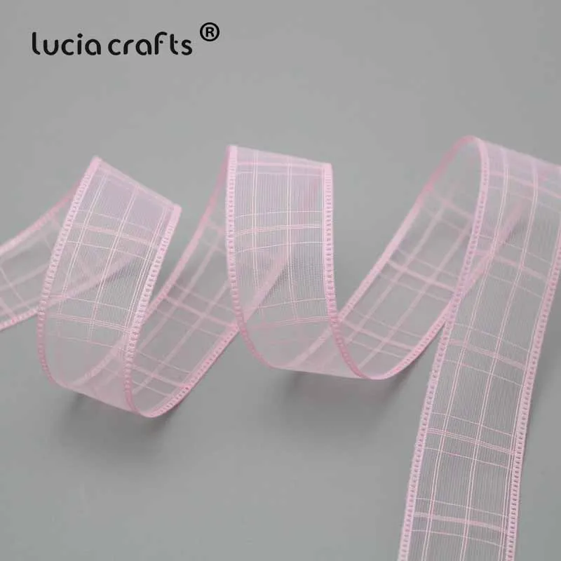 Color6 10yards 10/12 ярдов 25 мм сетка лента из органзы для одежды швейная ткань рукоделие Подарочная упаковка вечерние Свадебная Головные уборы украшения P0109 - Цвет: Color6 10yards