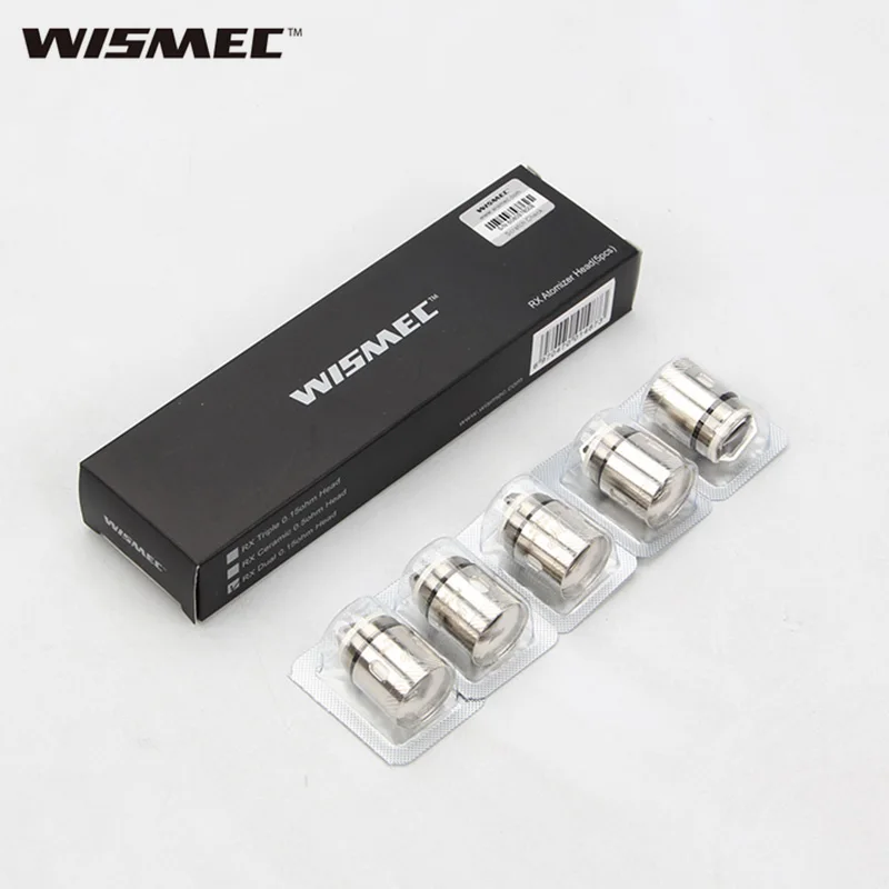5 шт. Wismec RX двойной катушки головы 0.15ohm замена электронная сигарета испаритель для