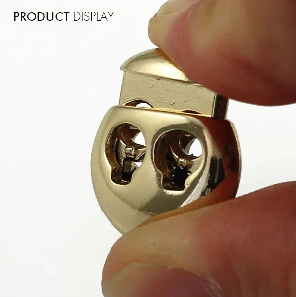 Металлический стопор золотого цвета 100 переключатель для пряжки зажим шнура
