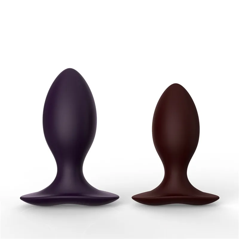 Big And small 2 pcs/set Purple Brown Anal Plug Stimulation Massage Sex toys Male Masturbation Adult Erotic Products. |