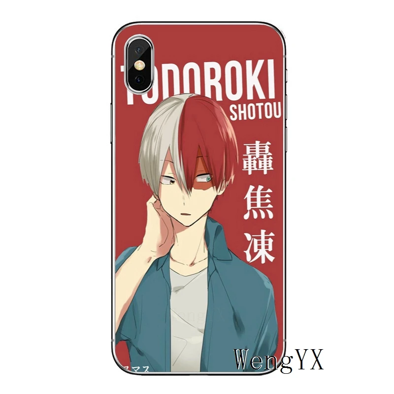 My Hero Academy шото Тодороки для iPhone X XR XS Max 8 7 6s 6 plus SE 5S 5c 5 4S 4 iPod Touch чехол мягкий чехол для телефона s - Цвет: shoto-Todoroki-A-06