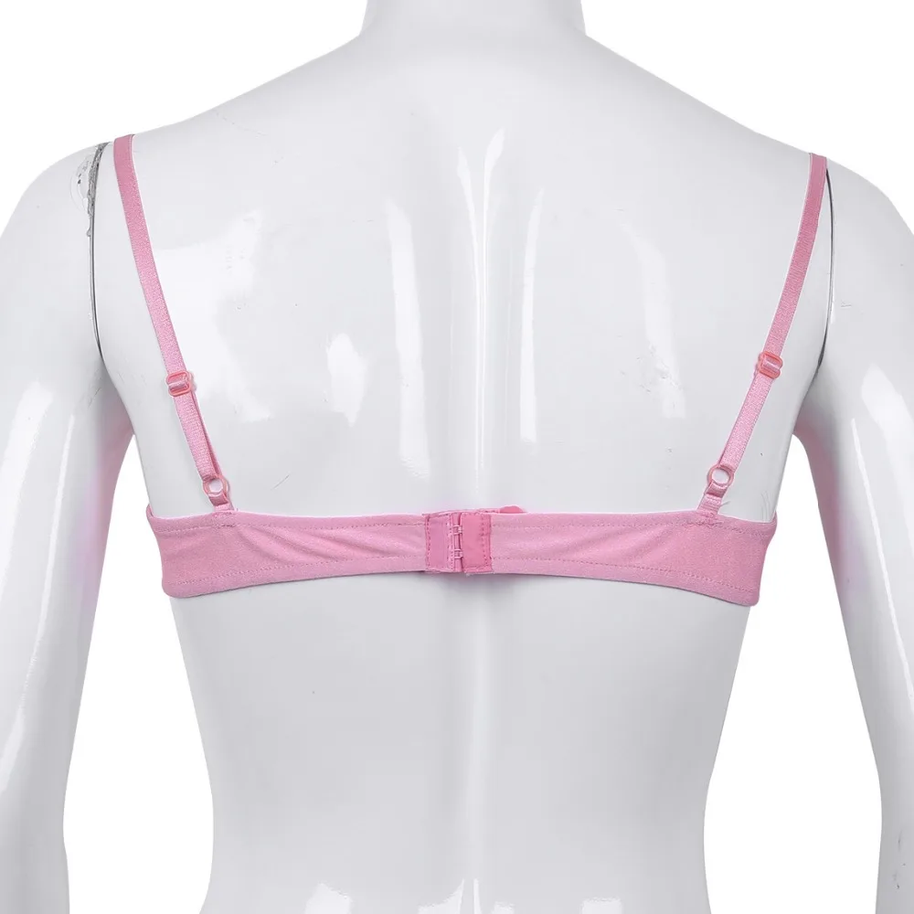 Iiniim/мужские нижнее белье Sissy Экзотические майки без косточек из гладкой ткани