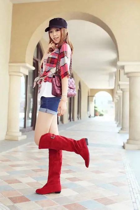 016 женские сапоги до бедра Botas Masculina Zapatos Botines Mujer Chaussure Femme обувь 822|style boots|botas mujerzapatos
