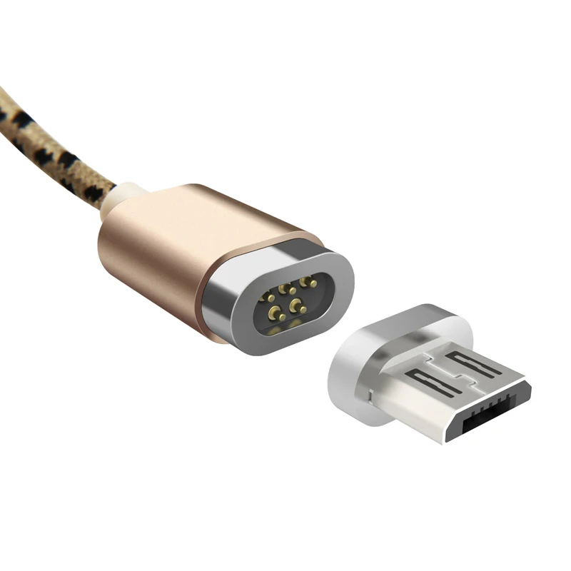 Магнитный micro usb кабель адаптер конвертер для samsung huawei xiaomi redmi note 4x usb зарядное устройство кабель быстрой зарядки Android 2.4A - Цвет: magnetic Micro cable
