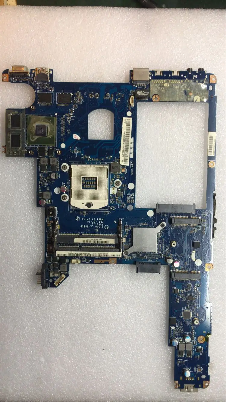 Abdo PIQY0 LA-6881P материнская плата для lenovo Y470 Y470N ноутбук материнская плата PGA989 HM65 GT550M 2G DDR3 тесты работы