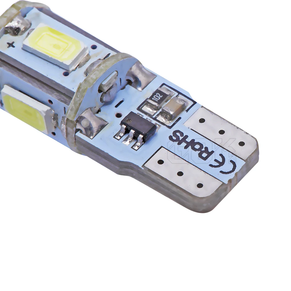 10 шт./лот T10 светодиодная стробоскопическая вспышка ing 194 W5W t10 5smd led 5630 5730
