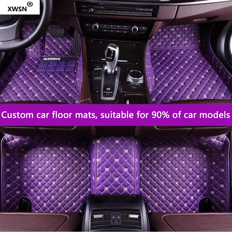 Автомобильные коврики XWSN на заказ для peugeot 307 sw 308 107 206 207 301 407 408 508 2008 4008 5008