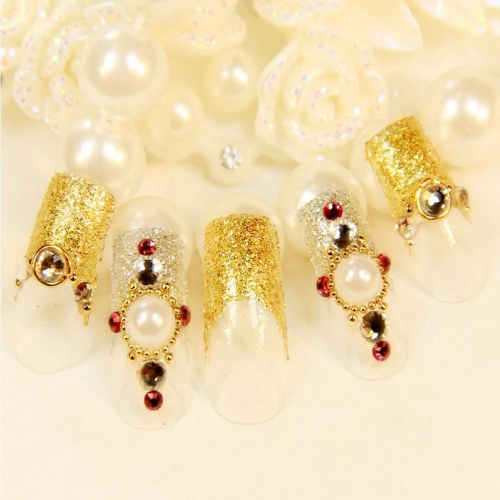 DIY украшения для ногтей золотые и серебряные стальные мини шарики 100 г