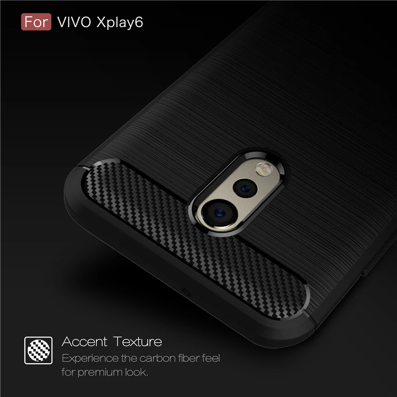 Youthsay для Fundas BBK Vivo XPlay 6 Чехол Мягкий ТПУ/углеродное волокно чехол телефона 5 5&quot |