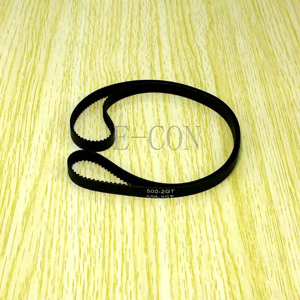 

1pcs/lot 500-GT2 Loop Timing Belt Width 6mm GT2 Belt Rubber Fiberglass Inner Length 500mm 250 Teeth for GT2 Timing Pulley