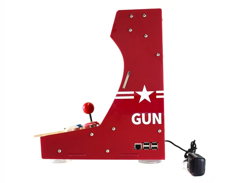 Waveshare Arcade-101-1P Аркада машина для Raspberry Pi 3 Model B + Особенности 10 1 дюйма 1024x600 IPS экран |