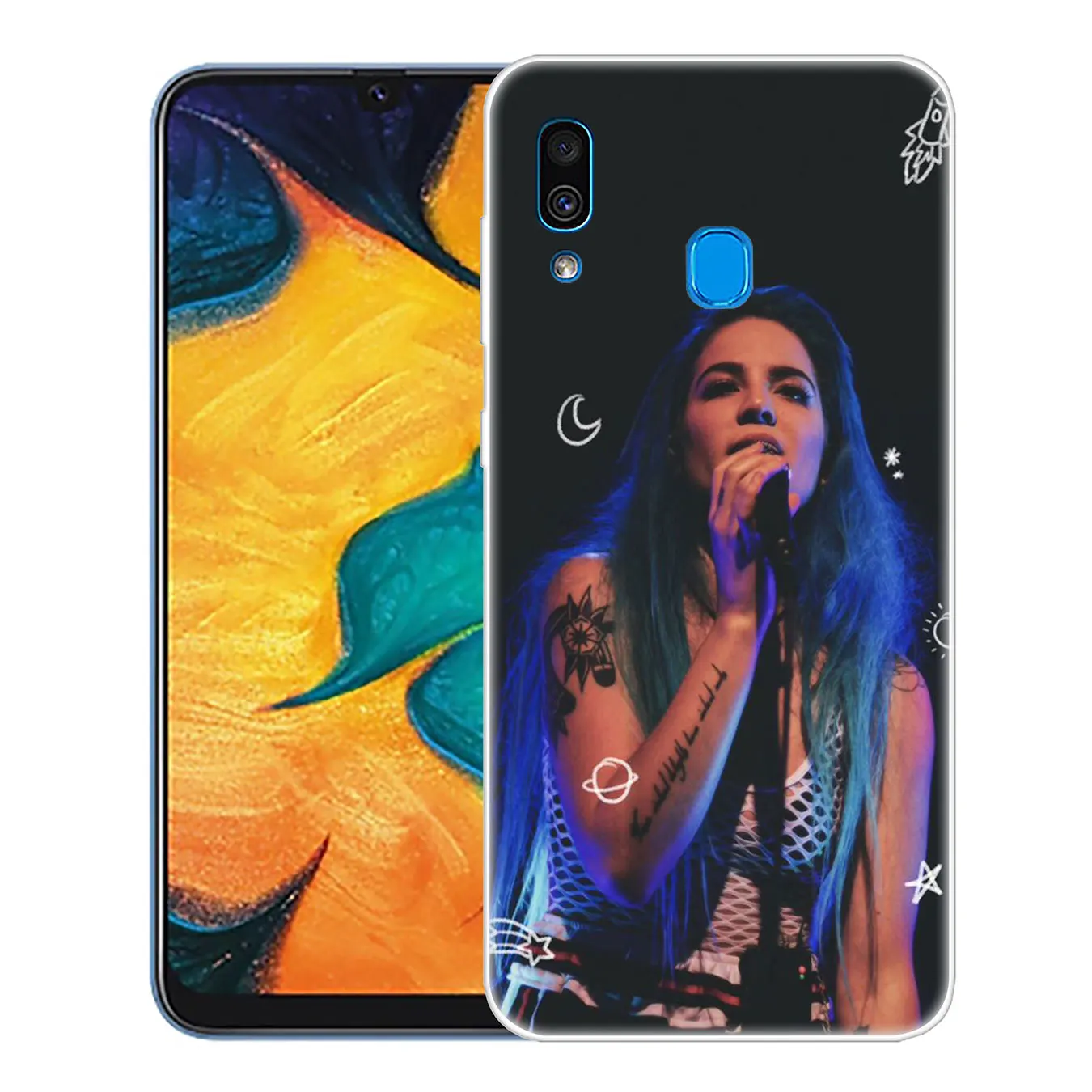 Твердый чехол Lavaza Halsey для телефона Samsung Galaxy A70 A60 A50 A40 A30 A20 A10 M10 M20 M30 M40 A20e|Бамперы| |