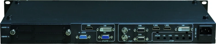 Светодиодный видеопроцессор scaler 1920*1200 Поддержка 2 отправки карт DVI VGA HDMI, видеостена контроллер