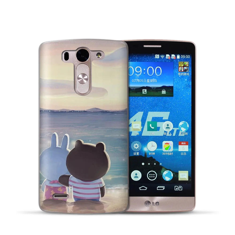 Модный чехол для телефона с милым кроликом LG G6 Q6 G4 G5 Q8 K8 K7 K10 2017 XPower 2 мягкий