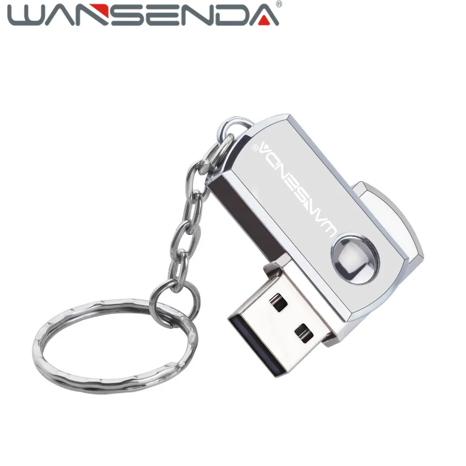 WANSENDA поворотный USB накопитель 16 ГБ 8 32 64 128 2 0|flash disk|16gb usb flash drive16gb |
